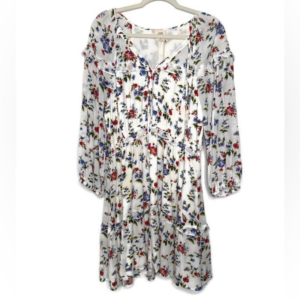 Good Hart Womens Tarpon Spring Knee Dress Size Medium Cottagecore Tea Graduation - Picture 3 of 10